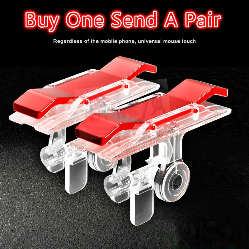 

Phone Cooler Gamepad Joystick For PUBG Mobile Phone Joypad Trigger Fire Button Aim L1 R1 Key L1R1 Shooter Controller Case Coque
