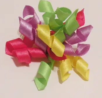 

100pcs/lot Big sale colorful flower Dog Bows Pet Hair Bows Dog Hair Accessories Hair Tie Pet Grooming Products YY90