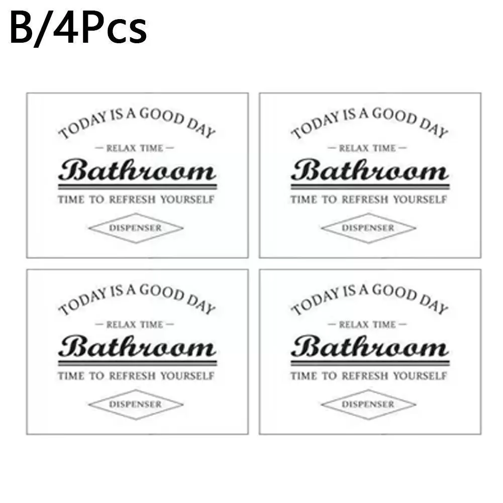 3/4/6 шт. водонепроницаемые этикетки для мыла и шампуня |