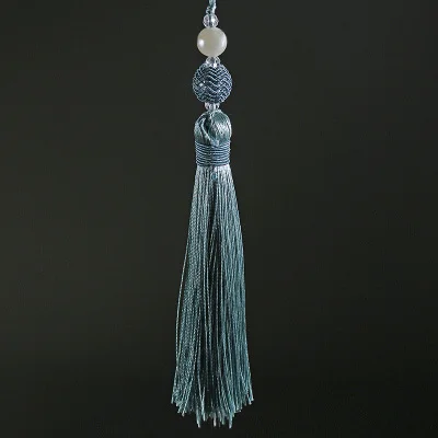 2PCS Fashion Tassel Pendant For Home Textile Door Knob Table Runner Sofa Cover Bag Accessories Supplies - Цвет: Dark blue