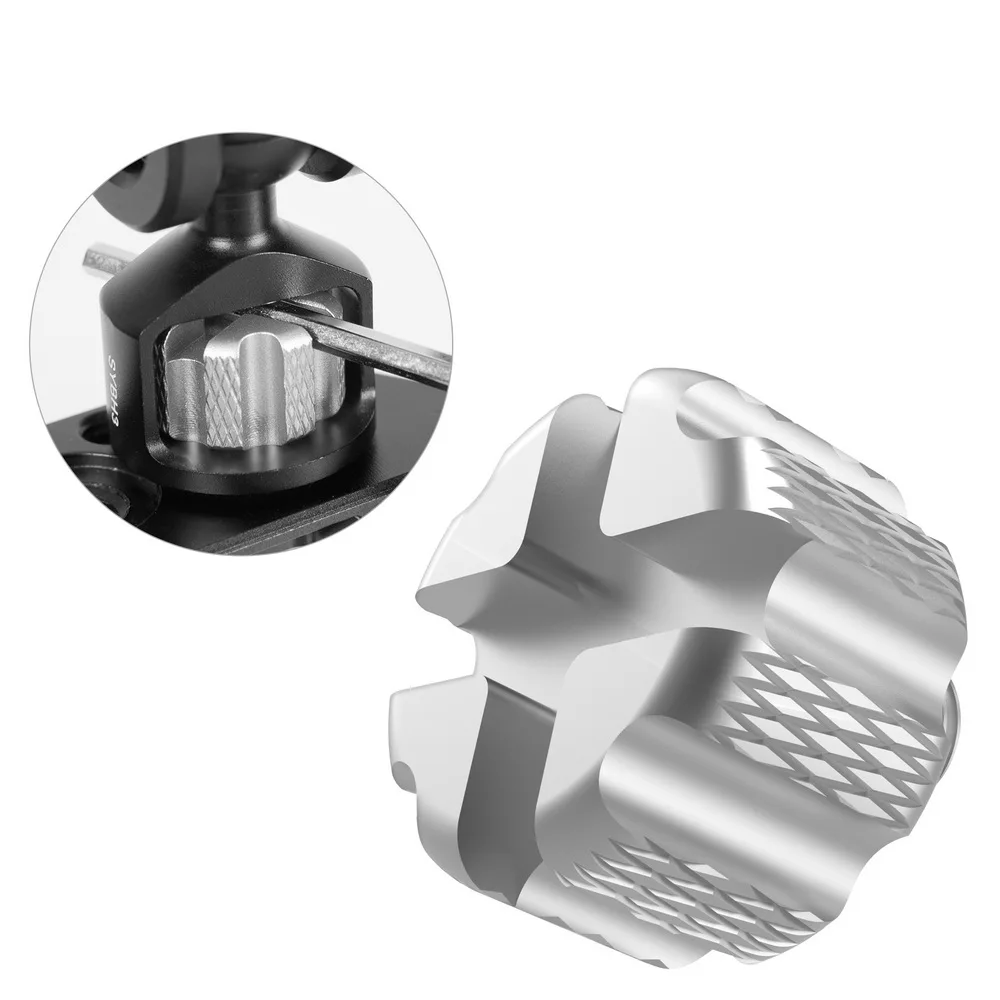Multi-Function Dual Ball Head Hot Shoe Magic Arm Mount Adapter with 3/8'' 1/4'' screw for Sony Canon Nikon DSLR Cameras
