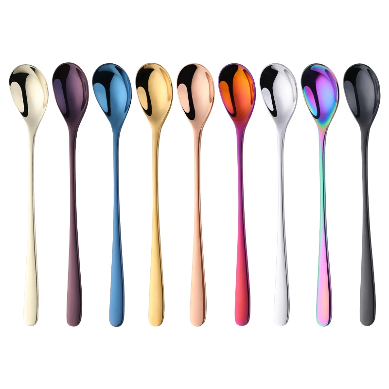 2 шт. набор ложек для мороженого из нержавеющей стали|long handle|scoop spoonlong handled spoon |