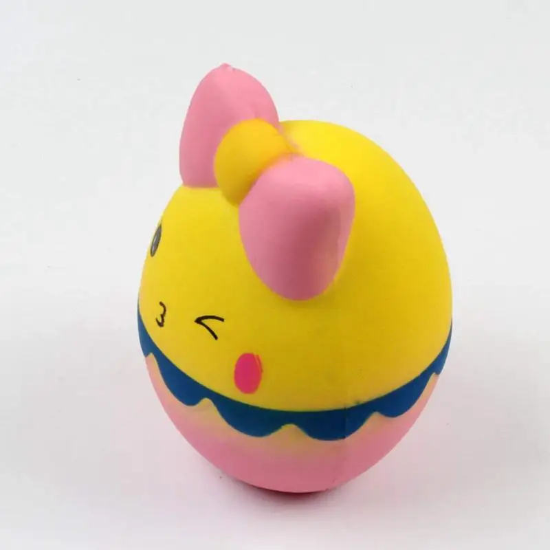 Мягкая игрушка, Jumbo Squeeze Cartoon Egg Cream Ароматические медленно поднимающиеся игрушки для снятия стресса Подвеска для телефона, подарки для детей и взрослых(Carto