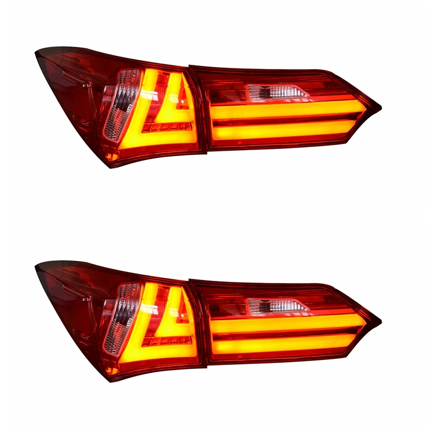 

Vland factory car tail light for Corolla tail lamp 2014 2015 2016 2017 2018 2019 LED rear light
