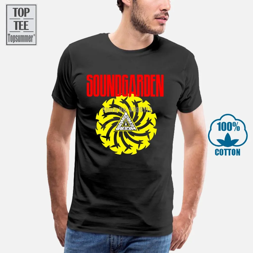 

Soundgarden Badmotorfinger'92 Audioslave Grunerge Seattle Band New Black T-Shirt Cheap Crew Neck Men'S Top Tee T Shirt