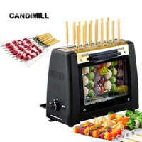 CANDIMILL 220V Household Small Smokeless Electric Oven Automatic Rotary Barbecue Machine Grill Skewers 1