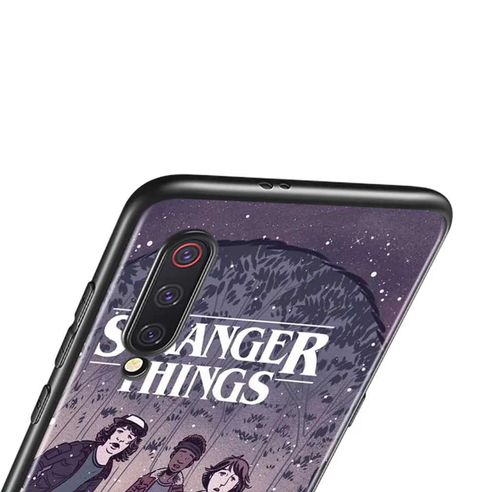 Черный силиконовый чехол из сериала очень странные для Xiaomi Mi A3 A2 A1 5X6X6 8 9 Lite 9SE CC9 F1 9T 9TPro Play чехол для телефона