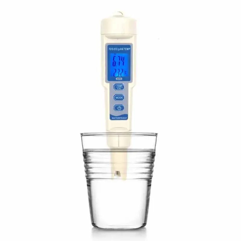 PH/TDS/EC/Temp цифровой измеритель качества питьевой воды