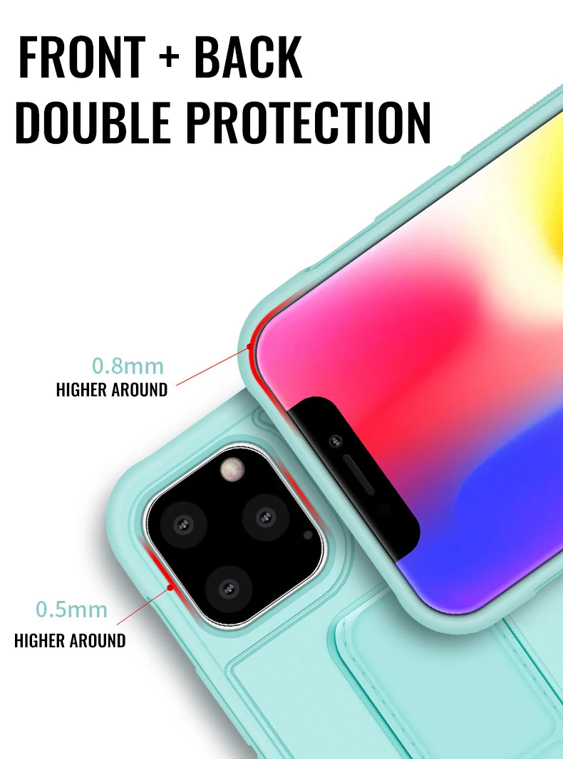 Luxury Magnetic Holder Stand Case For iPhone 13 12 11 Pro Max Mini XS XR X 7 8 Plus SE 2020 Shockproof Silicone Leather Cover iphone 11 Pro Max  silicone case