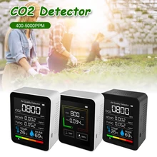 

Formaldehyde Detector CO2 Meter Temperature And Humidity Detector Portable Air Quality Monitor TVOC Formaldehyde HCHO Detector