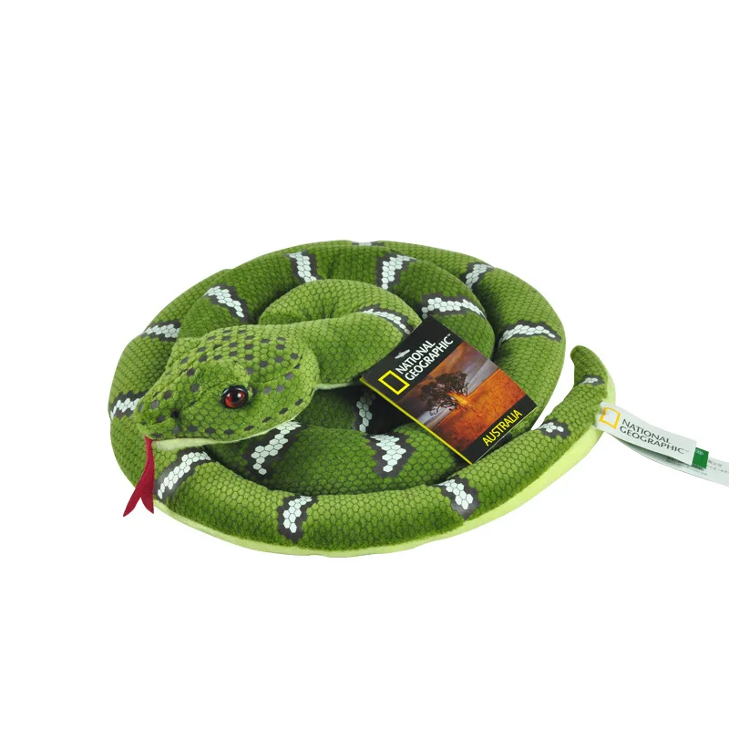 

Play Good Toy Animal Plush Doll Model Snake Toy Place of Origin Supply of Goods Trick Snake Green Boa Toy
