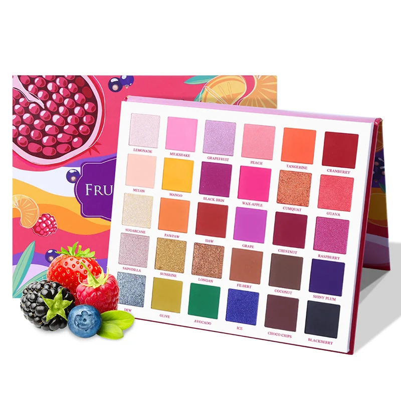 

30 Color Eyeshadow Palette Matte Pearly Lustre Shimmering Long Lasting Eye Shadow OR88