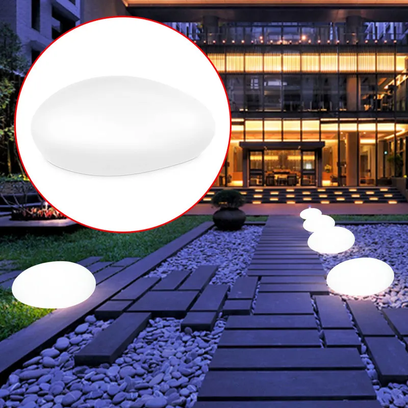 

Durable Buried Light Stone Lamp Home Decor Outdoor Party Path Lights LED Garden Lights Eco-Friendly RGB Poolside LED Ball Light