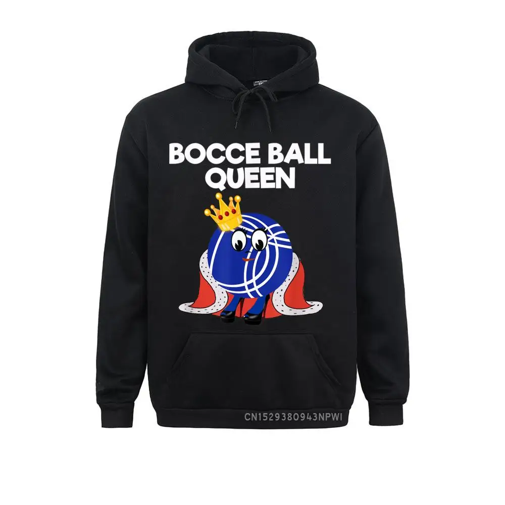 

Забавный пуловер Bocce с изображением шариковой королевы, Новое поступление, зимние свитшоты с длинным рукавом для мужчин, семейная одежда