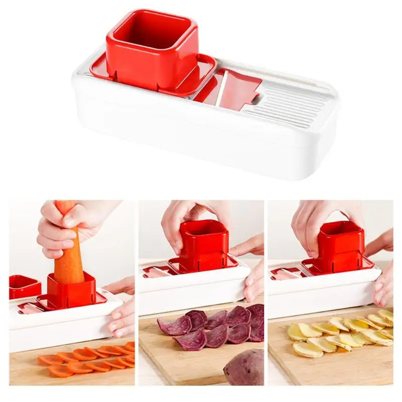 Нержавеющая сталь овощерезка многофункциональный ABS картофель чеснок морковь Овощечистка руководство кухонные Кухонные комбайны