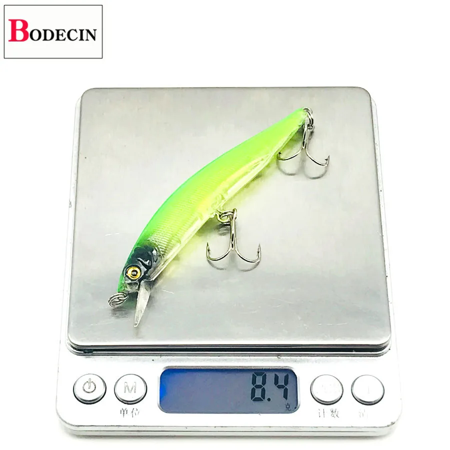Рыболовная приманка форель BODECIN Minnow жесткая искусственная троллинг рыболовные