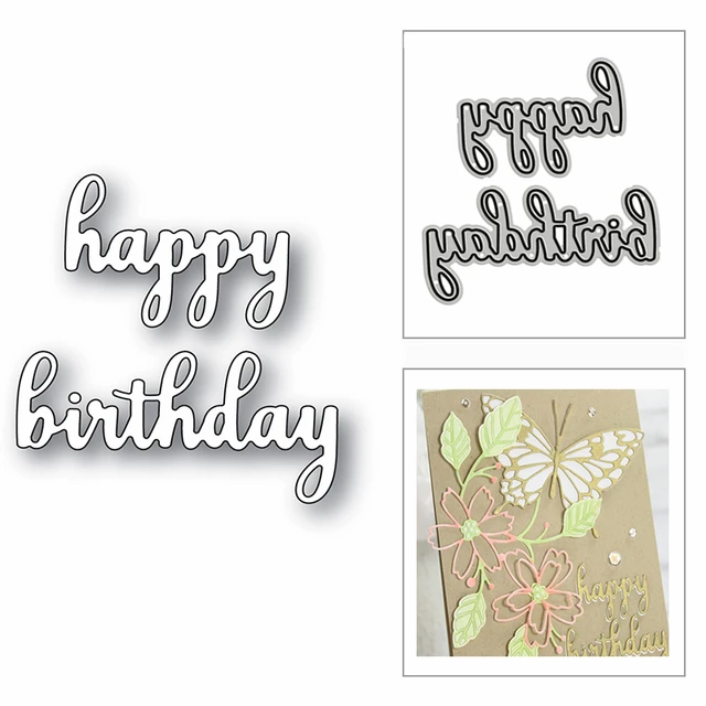 Happy Birthday Cutting Dies 3