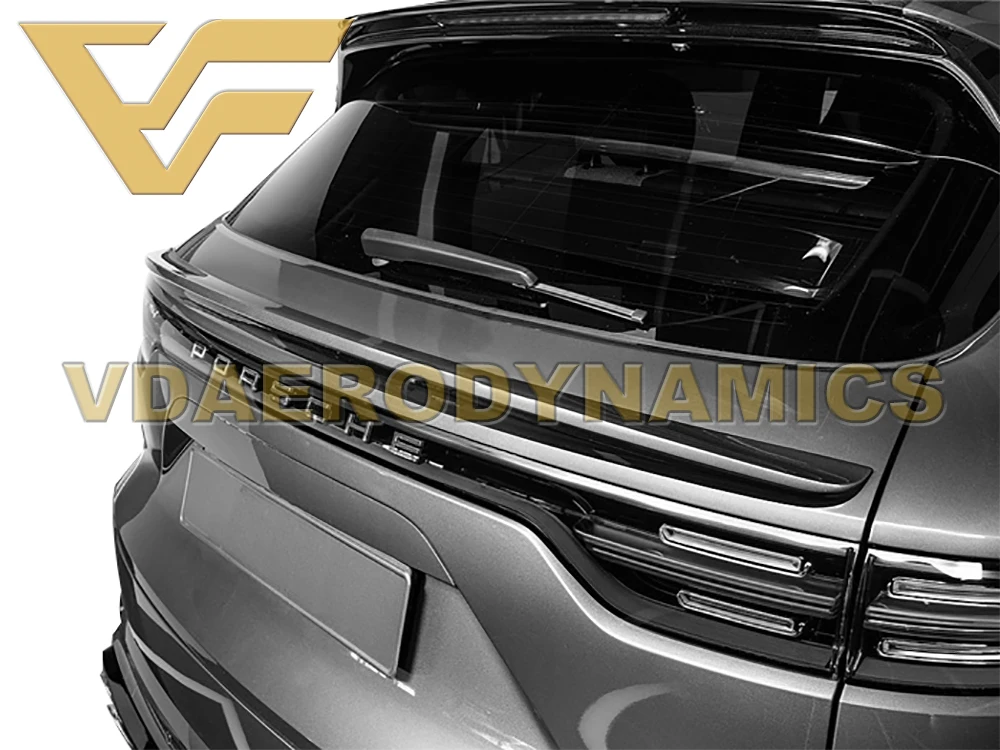 Подходит для 17-20 9YA Porsche Cayenne Turbo GTS VAD углеродное волокно задняя крыша среднего крыла Спойлер