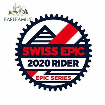 

EARLFAMILY 13cm x 13cm for Preparation Swiss Epic Camper Stickers Personality Creative Car Sticker Anime Decals Waterproof 3D