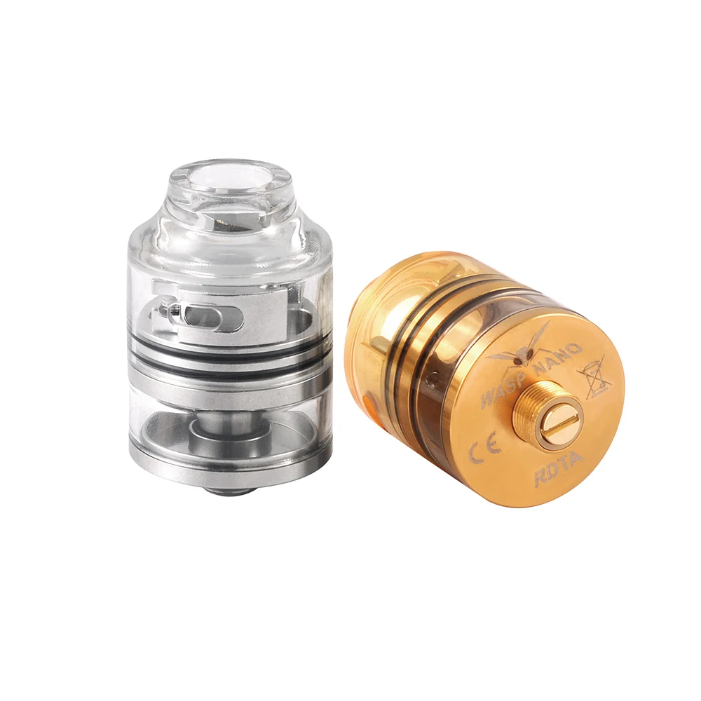 Authentic-OUMIER-WASP-NANO-RDTA-Tank-2ml-22mm-Diameter-Atomizer-Easy-Building-Deck -Adjustable-Airflow-for