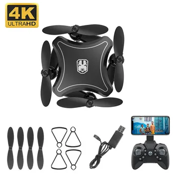 

4K HD Camera Drone One-Key Return RC Helicopter Toys Foldable Mini Remote Control Quadcopter