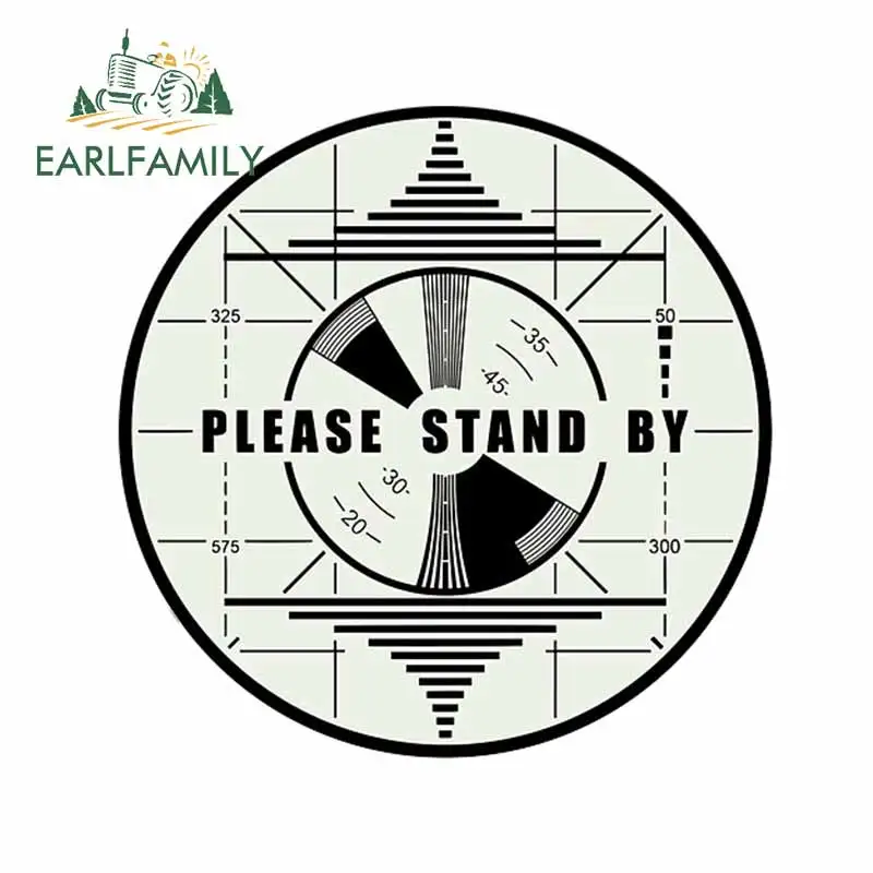 EARLFAMILY 13cm x 9cm For FALLOUT Please Stand By Motorcycle Car Stickers Accessories Decal Waterproof JDM SUV RV | Автомобили и