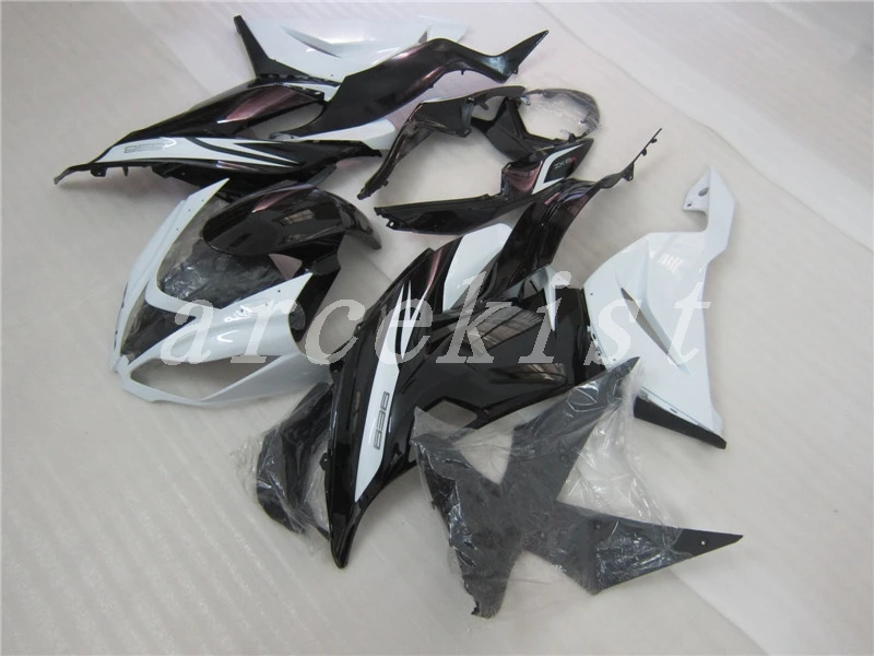 

New ABS Plastic Injection Molding Motorcycle Full Fairings kit Fit for Kawasaki Ninja ZX-6R ZX6R 2013 2014 2015 2016 13 14 15 16 Bodywork set White black