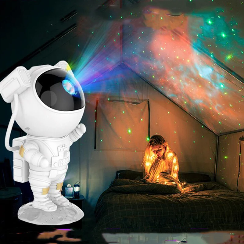 SAROK Stage Lamp Space Astronaut Starry Sky Projection Lamp USB Laser Light Led Atmosphere Projection Lamp