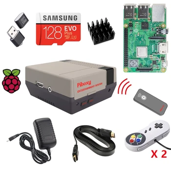 

Raspberry Pi 3B+ (B Plus) Arcade Full Kit 128GB SD Card with 18000+ Games Arcade RetroPie Emulation Station ES IR Remote Control