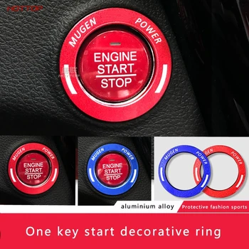 

For Honda Push Start Button Metal Ring For Civic CRV Accord City Jazz BRV HRV