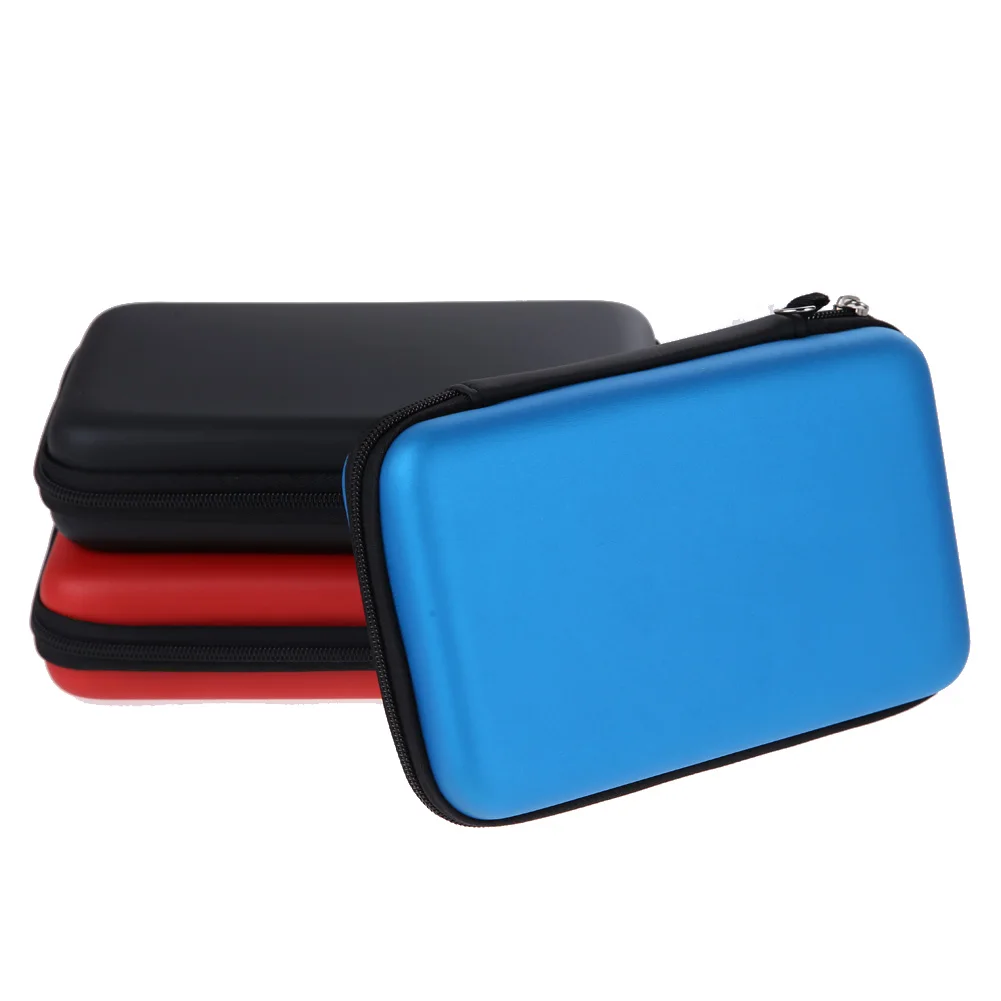 EVA Trage Tasche für Neue 3DS XL 3DS LL 3DS XL Lagerung Fall Abdeckung für Nintendo Tasche Hard Taschen mit Gurt Rot/Blau/Schwarz