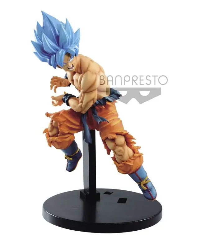 BANPRESTO Dragon Ball супер фильм броли тег бойцов Гоку Вегета SSJ голубые волосы фигура Brinquedos