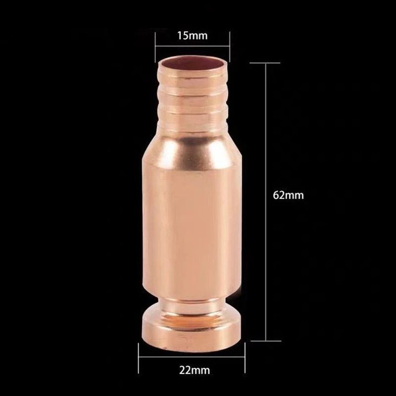 Red Copper Siphon Filler Pipe Manual Pumping Oil Pipe Fittings Siphon Connector Gasoline Fuel Water Shaker