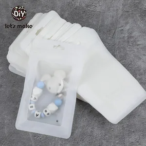 Image 1 - それではビニール袋白 100 個 (19.5x11.5 センチメートル) ディスプレイバッグ BPA 無料のベビーおもちゃパッケージショーパンチペンダントのバッグのアクセサリー