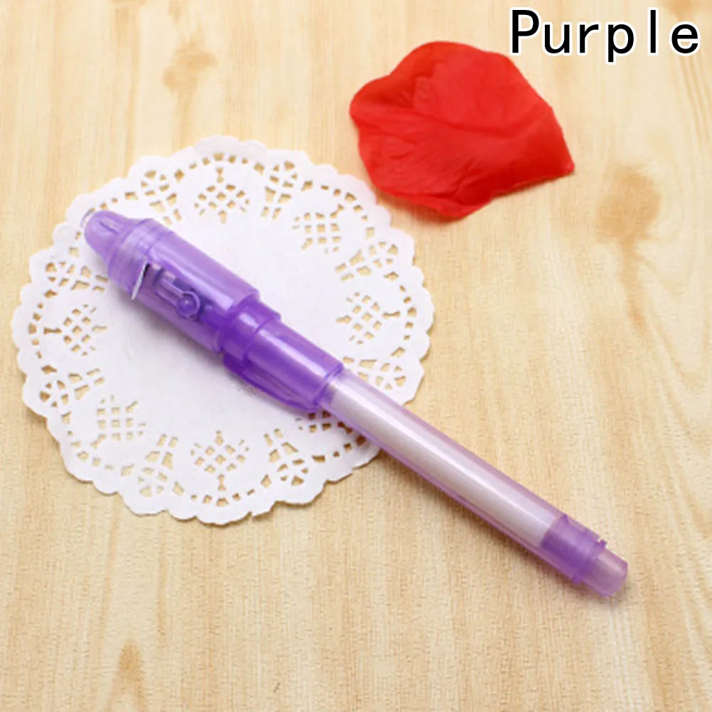 Креативная Волшебная УФ-световая ручка с невидимыми чернилами забавная маркер ручка для детей студентов подарок новинка товар корейский канцелярские школьные принадлежности
