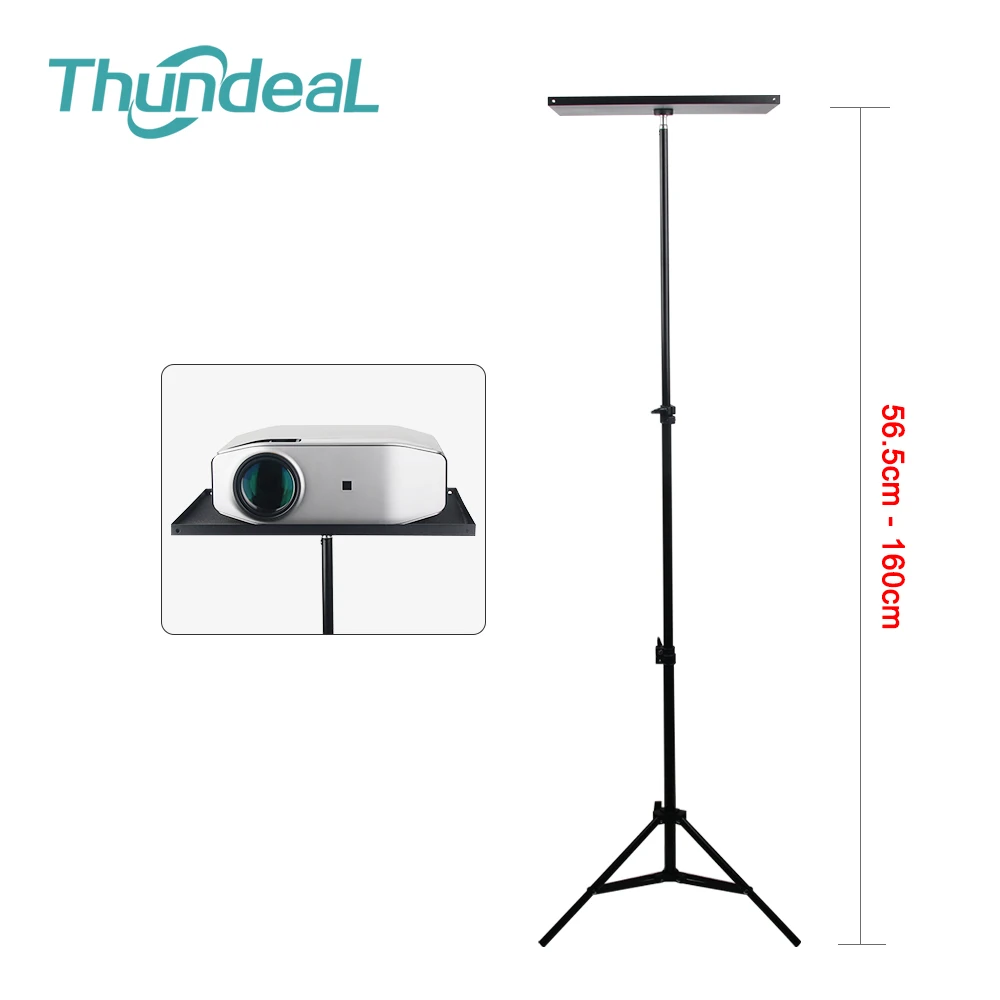 Thundeal 110cm 160cm Altura-ajustável Universal Portátil Projetor Tripé para Xiaomi Smartphone Câmera Portátil Yg620 Projetor