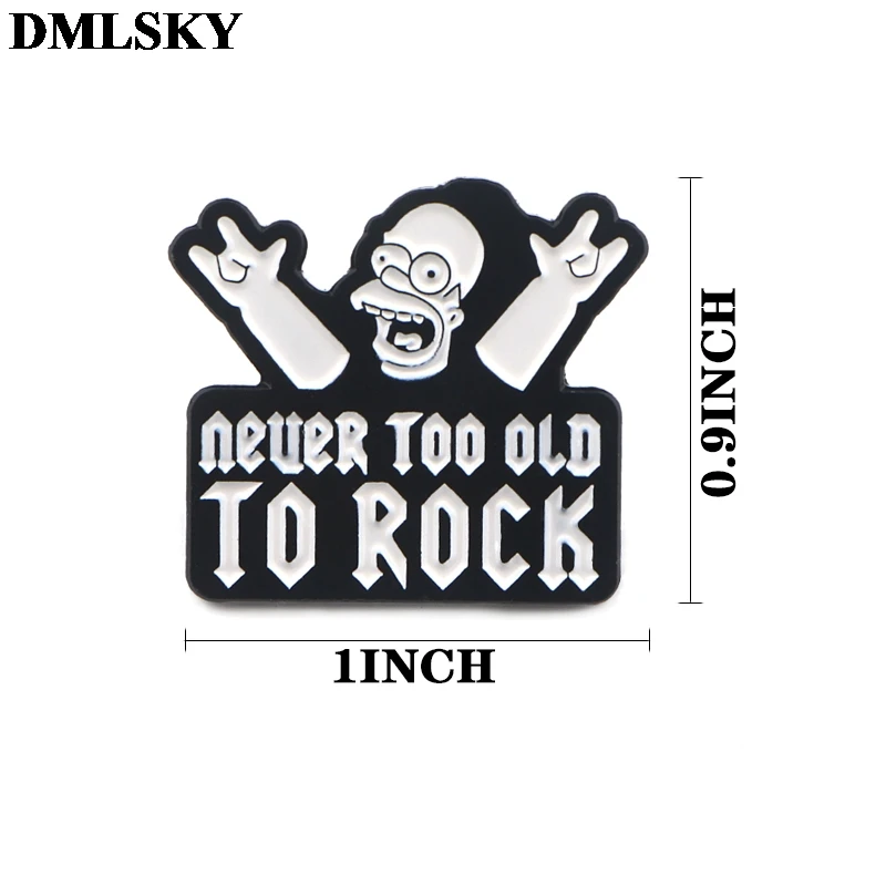 DMLSKY мультфильм Мода Эмаль булавки и броши Женщины и Мужская булавка для лацкана значок для рюкзака галстук булавки шляпные булавки ювелирные изделия M3794
