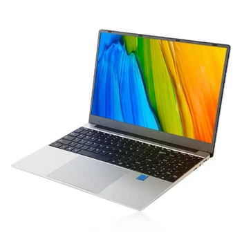 

Laptop 15.6 Inch 8G RAM 128GB SSD Portable Ultra-Thin Laptop Quad Core HD Notebook EU Plug