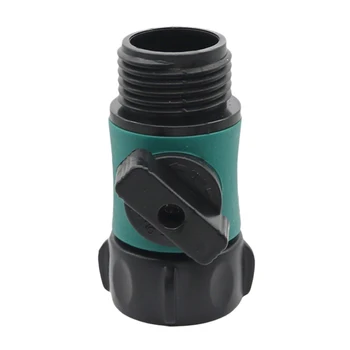 

Garden Irrigation Valve 3/4 Inch Female Thread To 3/4 Inch Male Thread Car Wash Prolong Hose Garden Tube Switch 1 Pc