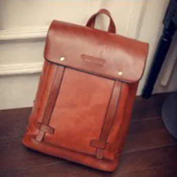 

Backpack 2020 Spring Women's Bag Leather Backpack Multicolor Black Brown Vintage Storage Anti-Seismic Free Shipping Mochilas