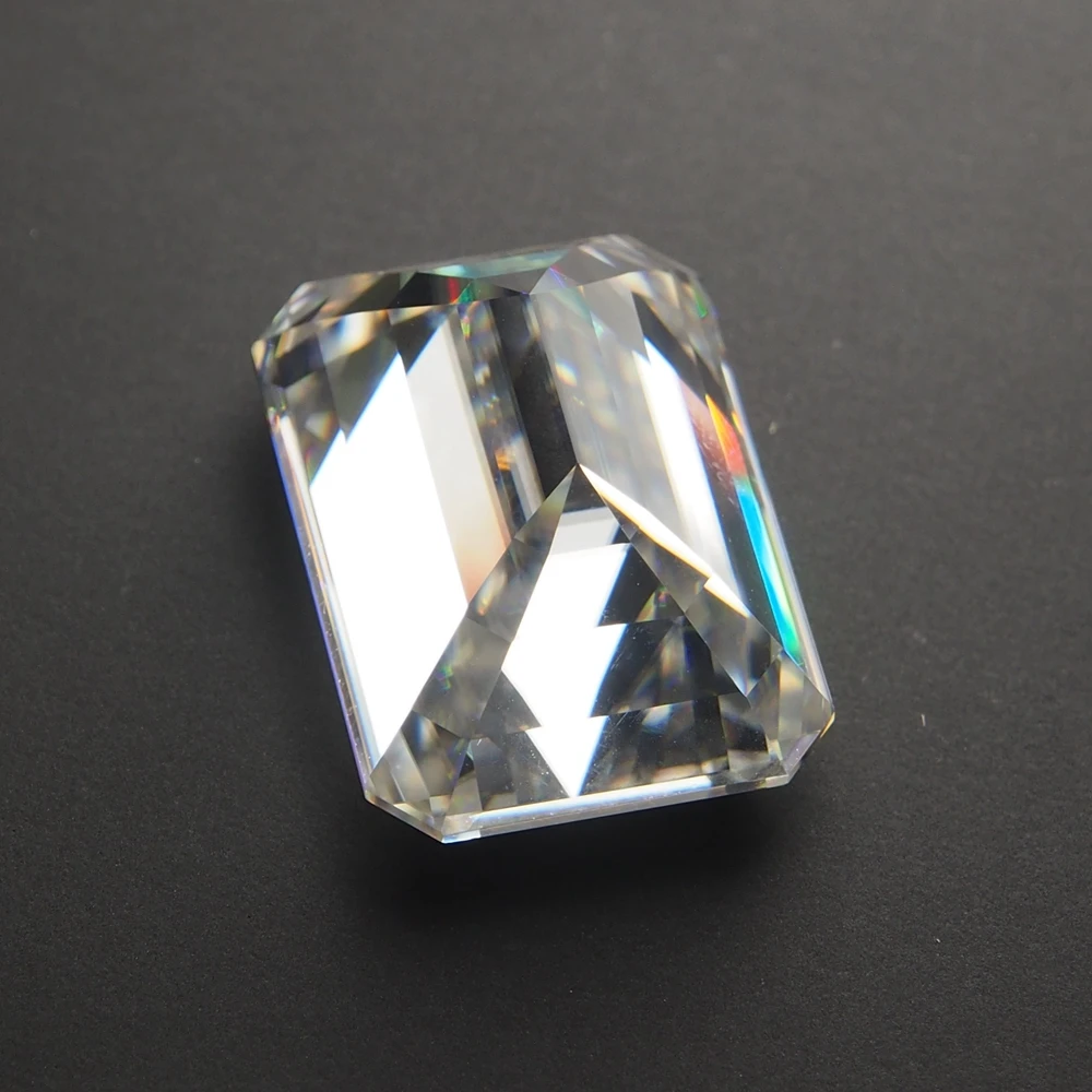 100% Pass  Positive Diamond Tester3 2.5 Carat 9x7mm Emerald Cut Lab Grown Created GRA Moissanite Gemstone