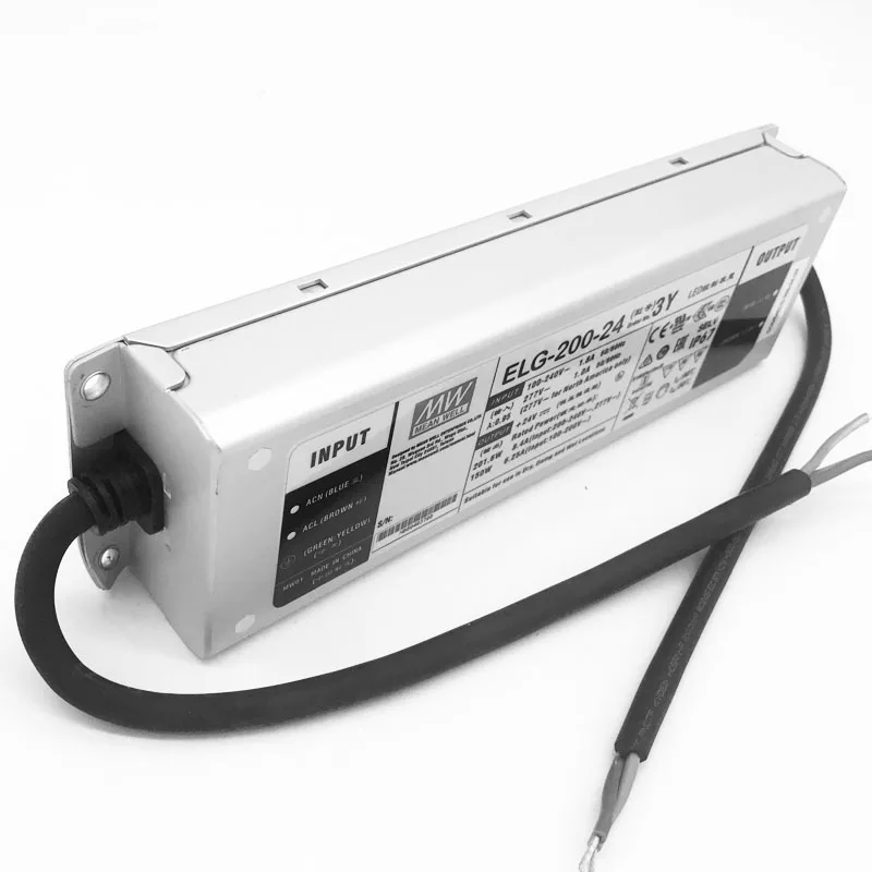 UL IP67 75W 100W 150W 200W 240W MeanWell адаптер для светодиодного драйвера Водонепроницаемый