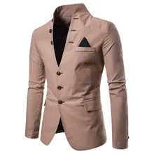 Модный простой мужской блейзер Новые повседневные обтягивающие блейзеры мужские костюмы корейское платье с длинными рукавами Мужская одежда Блейзер masculino