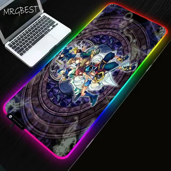 

MRGBEST RGB Gaming Large Mouse Pad Player Computer LED Backlit Mousepad Mause Desktop Keyboard Computer Mouse Backlit USB Mat