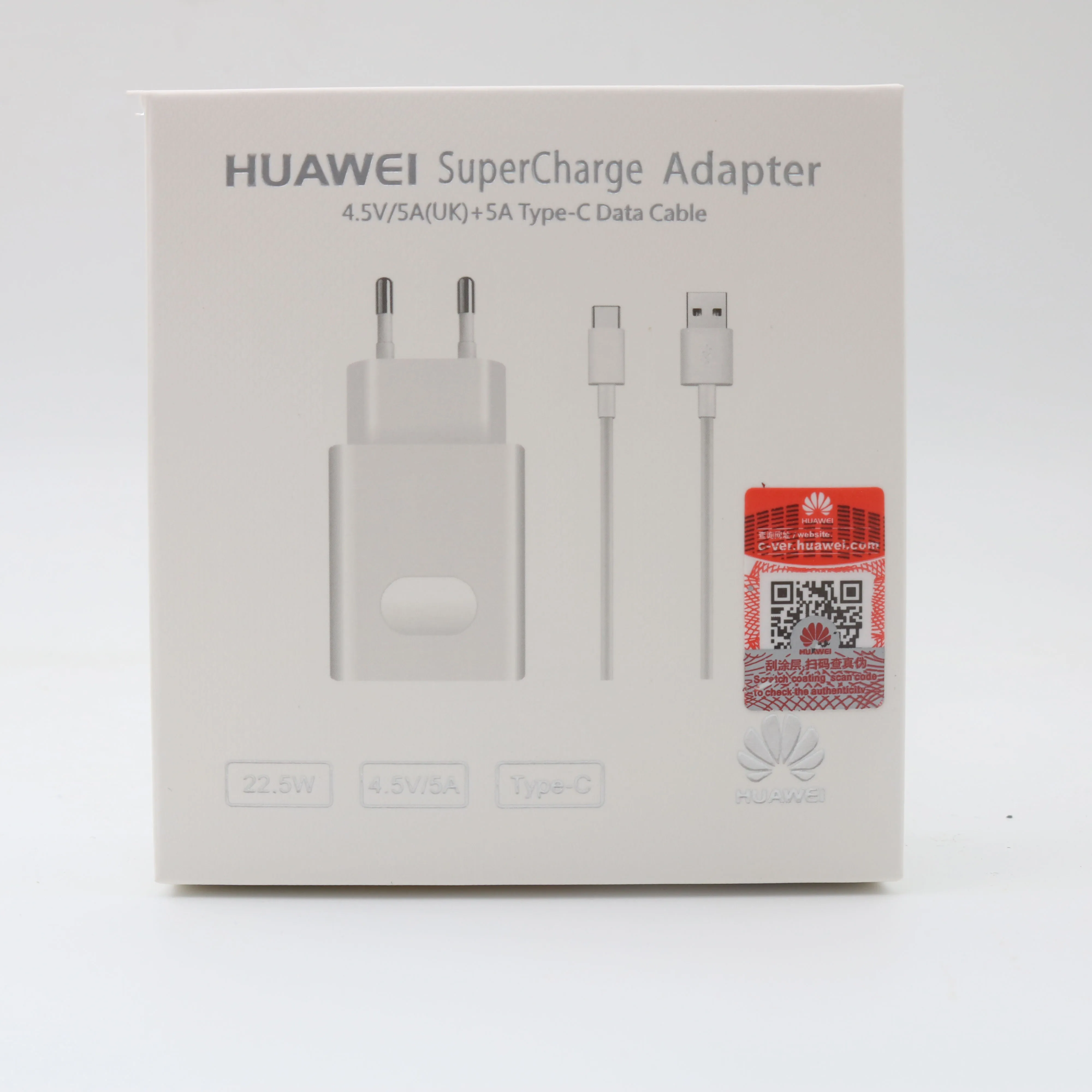 EU Set Для huawei 5V 4.5A Supercharge EU настенное зарядное устройство адаптер 1 м 5A type C кабель для mate 20 X P30 P20 Pro P10 Plus mate 9 10 pro - Тип штекера: EU Set