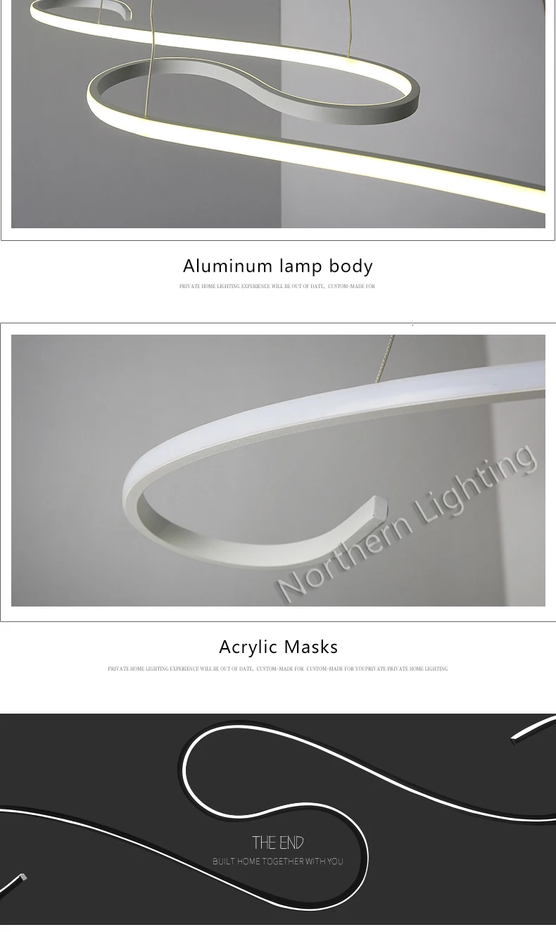 Минимализм, подвесной светильник, современный светодиодный подвесной светильник для кровати, столовой, кухни, подвесной светильник, светильник