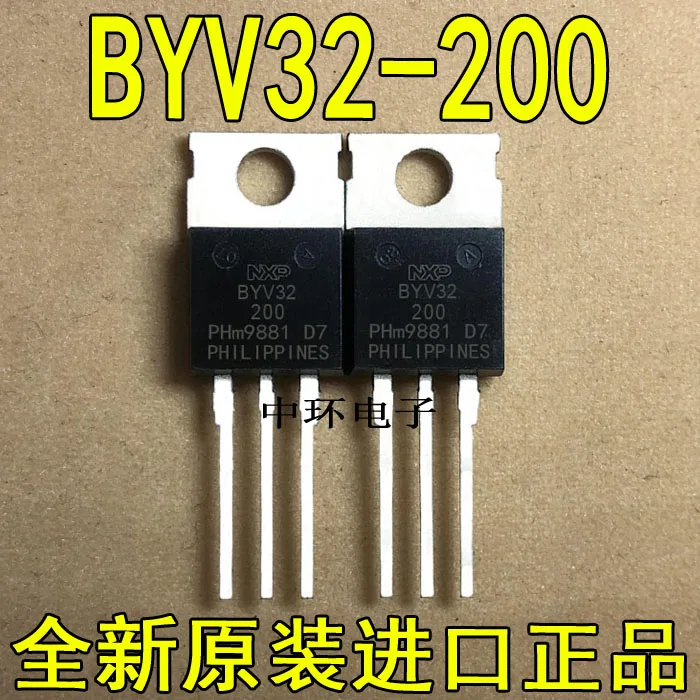 BYW29-200 BYW29-200G DIODO VELOCE /ULTRAVELOCE Sing. 200V 8A TO-220-2 ( X 25 PZ - Foto 8