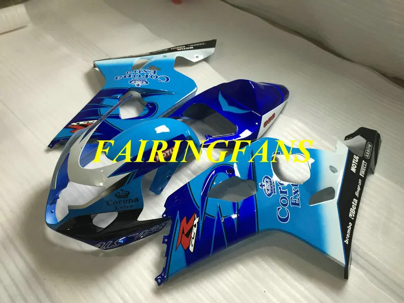 Комплект обтекателей для мотоцикла GSXR600 750 K4 04 05 GSXR 600 GSXR750 2004 2005 ABS Топ Синий Обтекатели Кузов+ подарки SE42