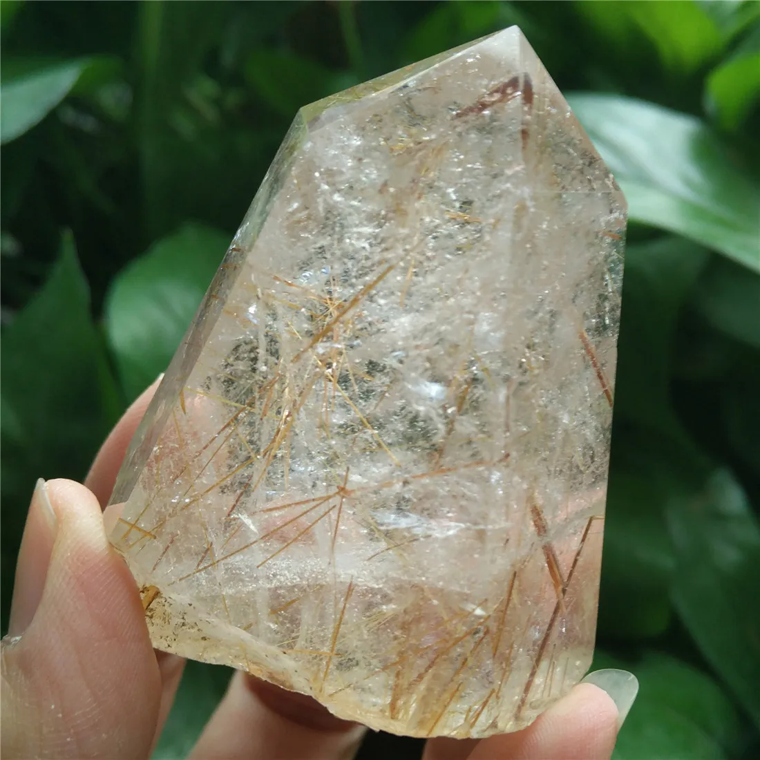 Кристаллический камень рутил камни айланда кристаллы Wicca Кристальный Пьер Naturelle