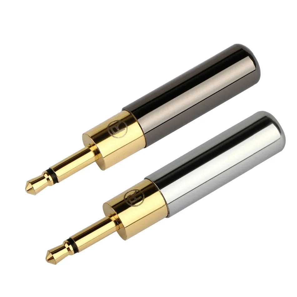 5pairs HiFi Headphone HD700 Audio Jack 2 5mm Plug 2 Pole Mini Jack Adapter For HD700 HE400i Repair Solder Wire Connector